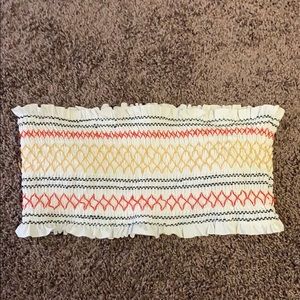 Strapless bathing suit top